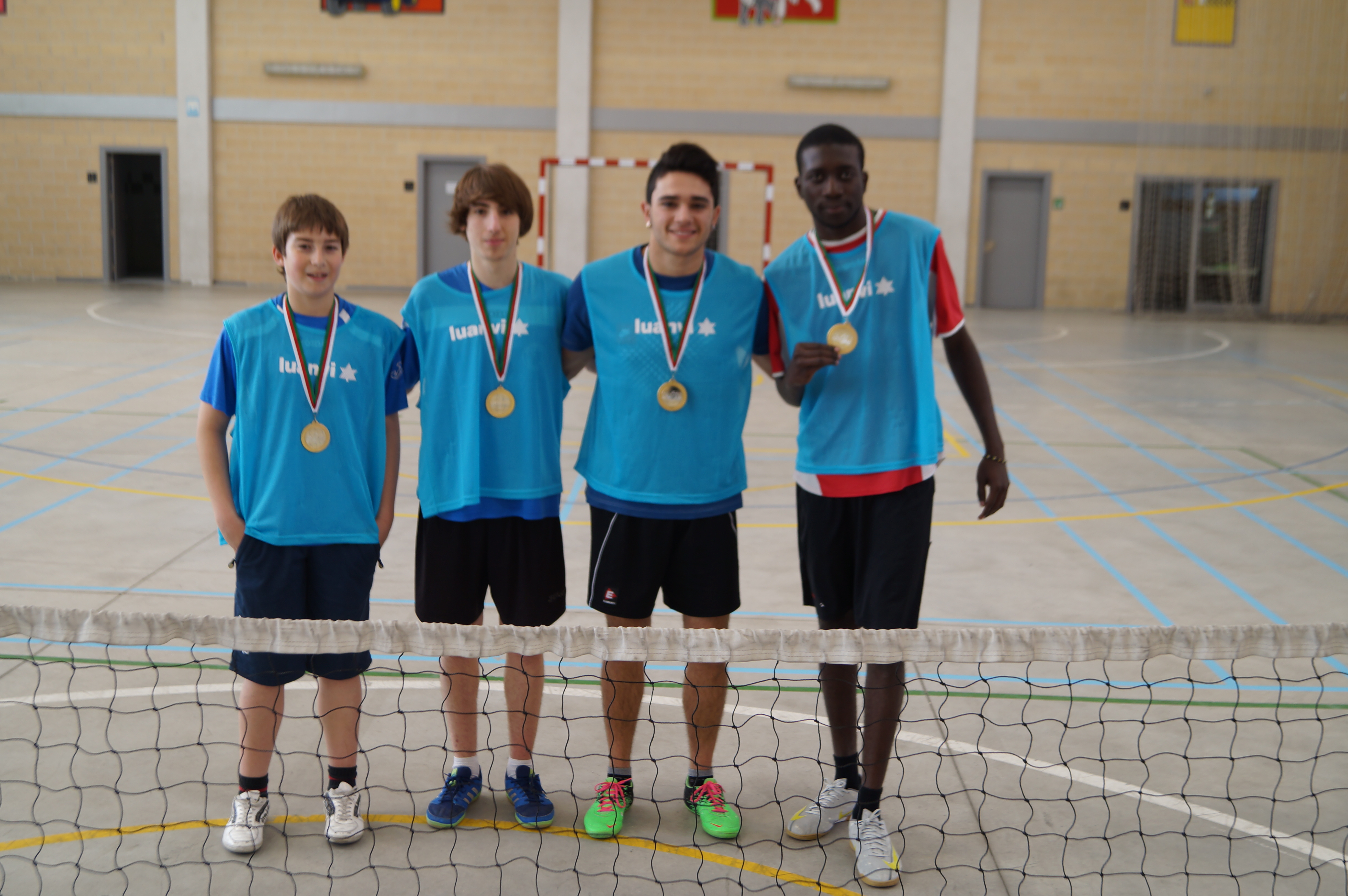 Alex Rubio, Miguel Elía, Abdoul Aziz y Andrés García se imponen en la I edición del torneo San Prudencio de Futnet.